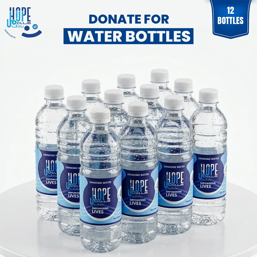 Donate Water Bottles for Needy (Be Someone Smile)