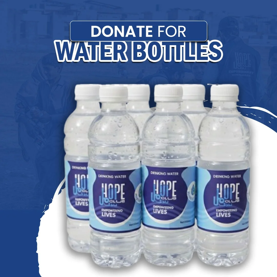 Donate Water Bottles for Needy (Be Someone Smile)