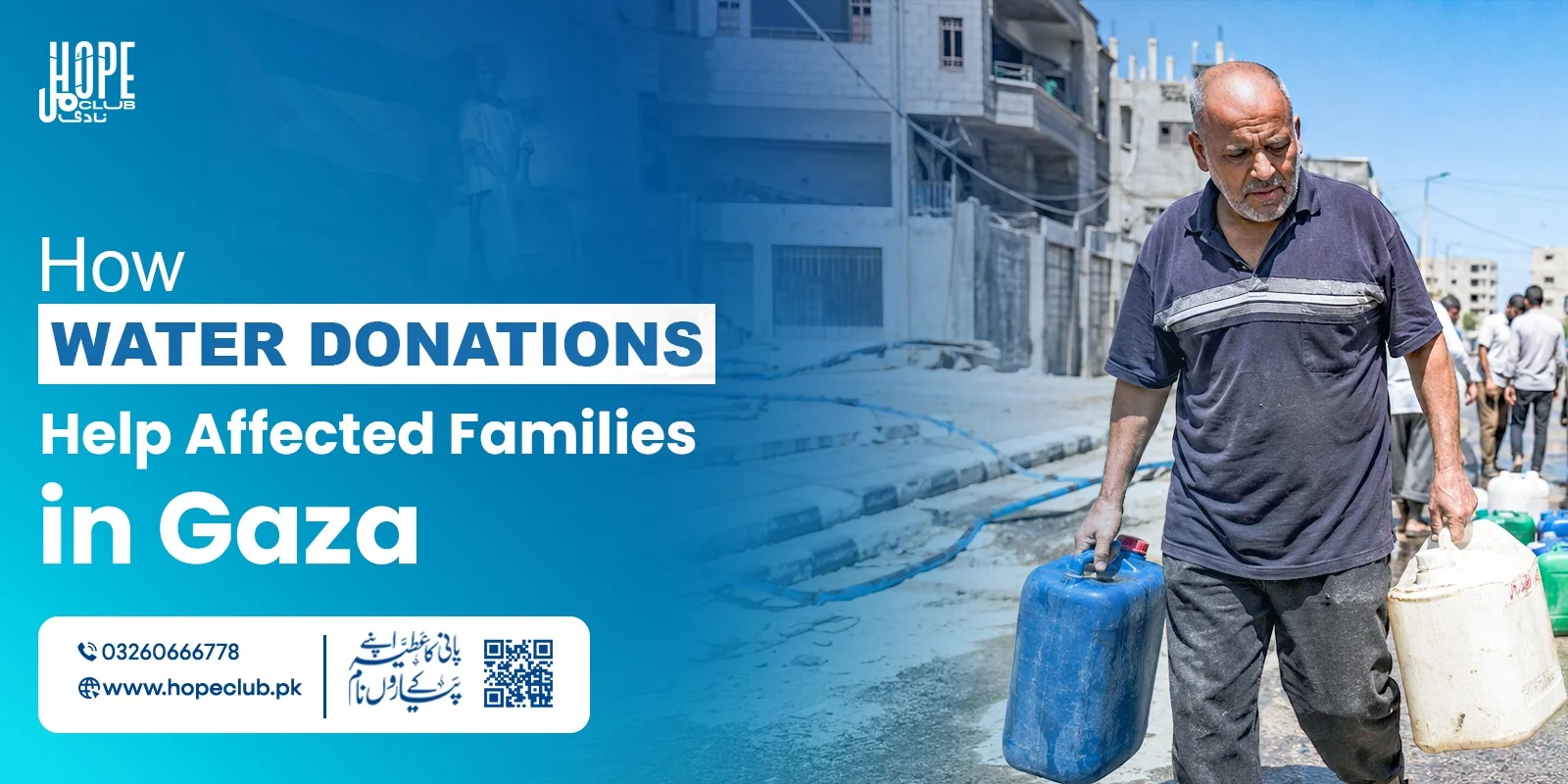 How Water Donations Help Affected Families in Gaza